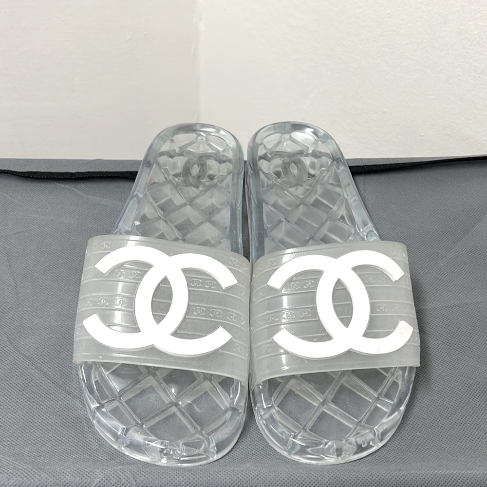 Women’s Designer Inspired Clear Slide